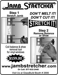 Jamb Stretcher Ad from Window and Door